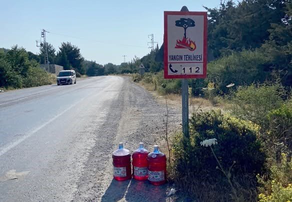 Aydın’da yangınlara ilk müdahale için damacana çözümü