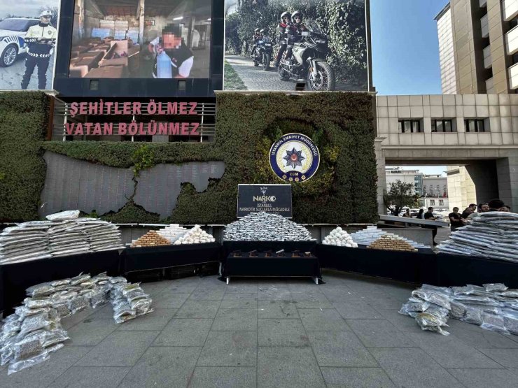 İstanbul merkezli 6 ilde Narkotik Operasyonu: 548 kilogram uyuşturucu madde ele geçirildi