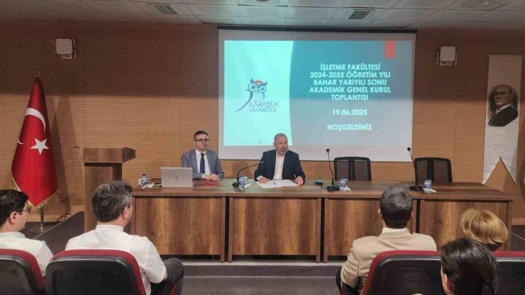 KBÜ’de fakültelerin gelişim süreçleri değerlendirildi
