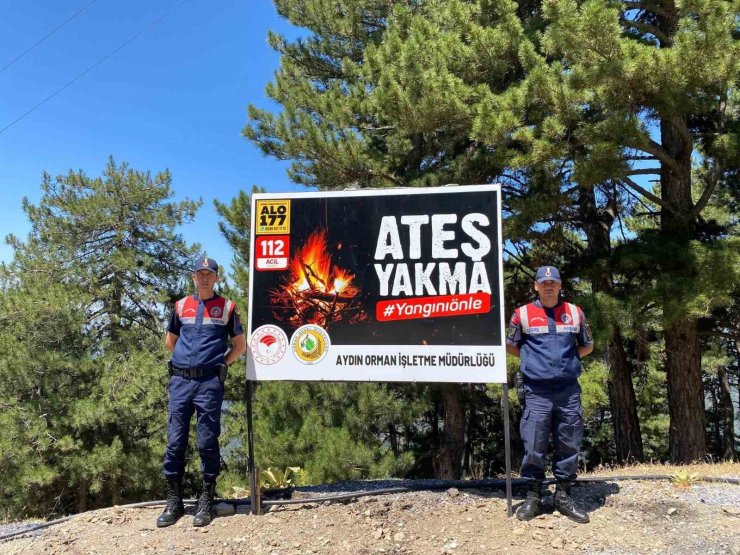 Aydın Jandarmasından yangın uyarısı: "Her Şey Elimizde"
