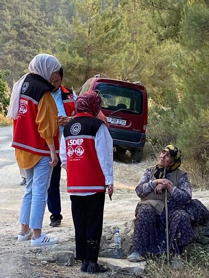 Gölpazarı’nda orman yangınına psikososyal destek
