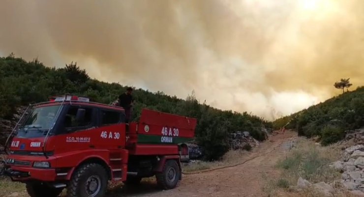 Gaziantep’te orman yangını: Yangına havadan ve karadan müdahale ediliyor