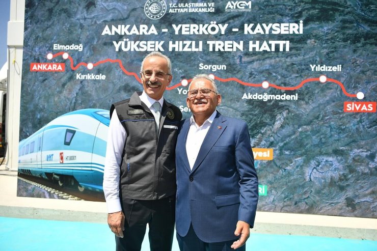 Başkan Büyükkılıç: "Kayseri, yüksek hızlı tren ile Anadolu’nun parlayan yıldızı olacak"