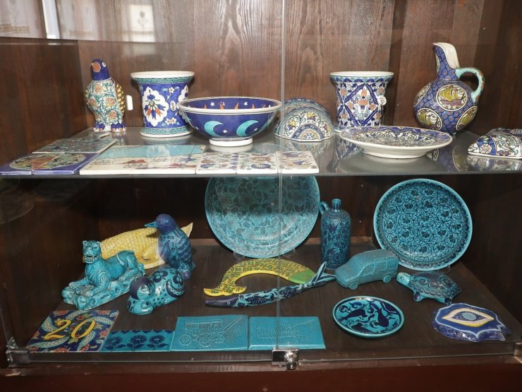 Kütahya’nın kültürel mirası ’Sıtkı Olçar Çini Müzesi’ sanatseverleri ağırlamayı sürdürüyor