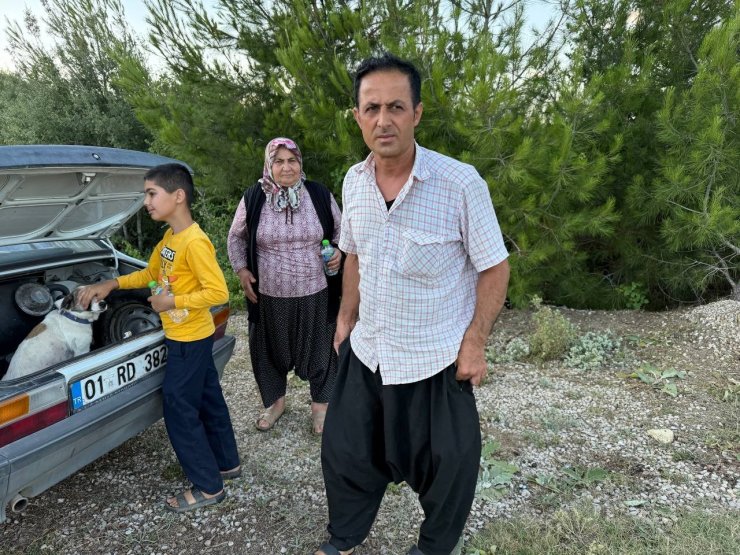 Kozan’daki orman yangını: Kimi hayvanları için, kimi de canlı yayın için hayatını tehlikeye attı