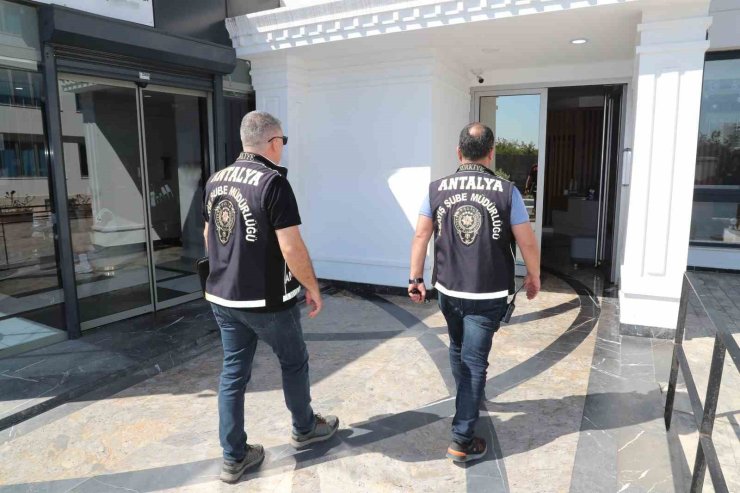 Antalya’da günübirlik kiralık evlere eş zamanlı denetim