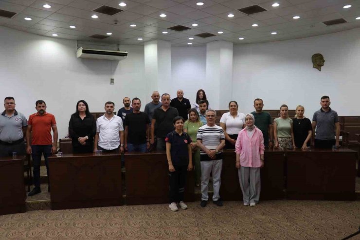 NAFAD ilk yardım eğitimini tamamladı