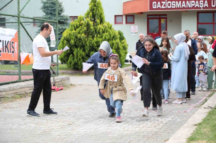 Aileler TOGÜ kampüsünde eğlenerek spor yaptı
