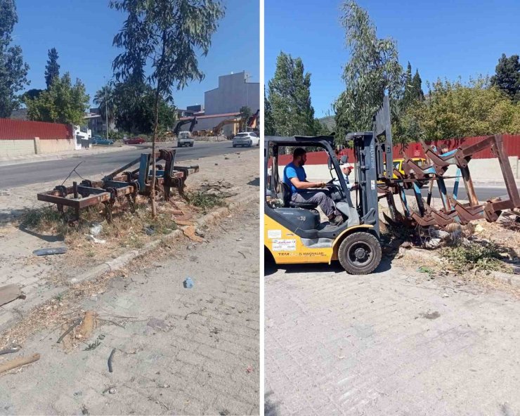 Söke Belediyesi’nden hurda araçlara müdahale