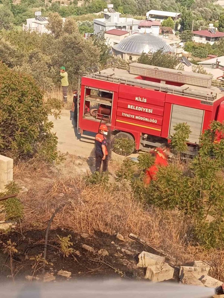Kilis İtfaiyesinden Hatay’daki yangın söndürme çalışmalarına destek