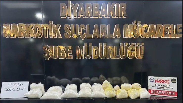 Diyarbakır’da 43 kilogram uyuşturucunun ele geçirildiği operasyonlarda 3 kişi tutuklandı