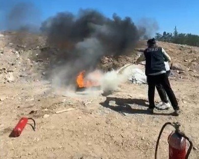 Anadolu Üniversitesi’nden yangın tatbikatı