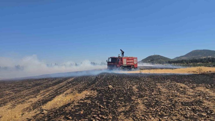 İslahiye’de 150 dönüm arazi kül oldu