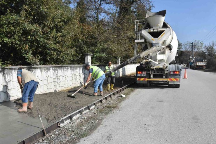 Düzce’de 7 kilometre yeni yol açıldı