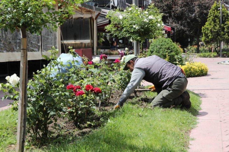Keçiören’de parklara estetik dokunuş