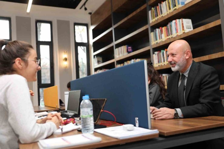 Başkan Çolakbayrakdar’a Sinan Kütüphanesi teşekkürü