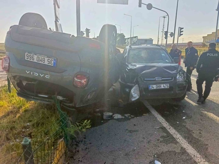 Kars’ta trafik kazası: 2 yaralı