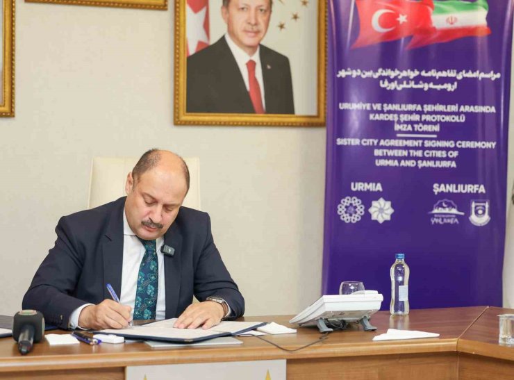 Şanlıurfa ile İran’ın Urumiye kenti ‘kardeş şehir’ oldu