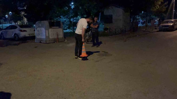 Kız arkadaşıyla yürürken kar maskeli şahıs tarafından bacağından vuruldu