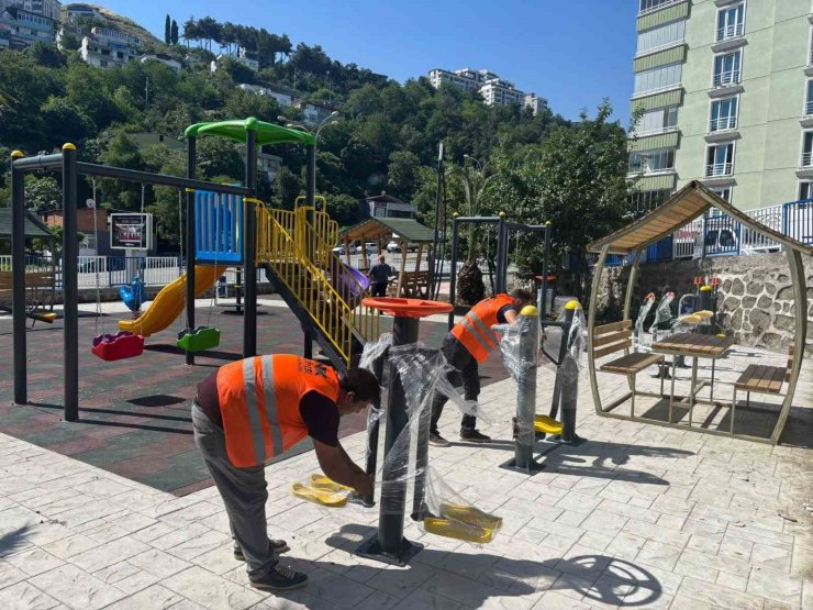 Canik’te 77. park hizmete sunuldu