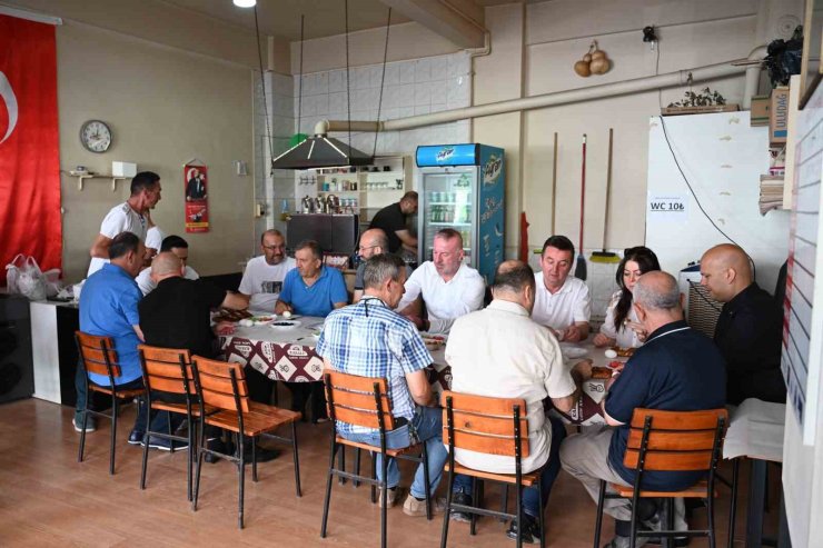 Başkan Karabatı’dan esnaf buluşmalarında ilk adım