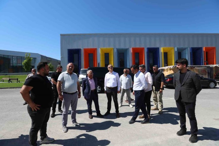 Başkan Büyükkılıç, Alzheimer Merkezi inşaatını inceledi