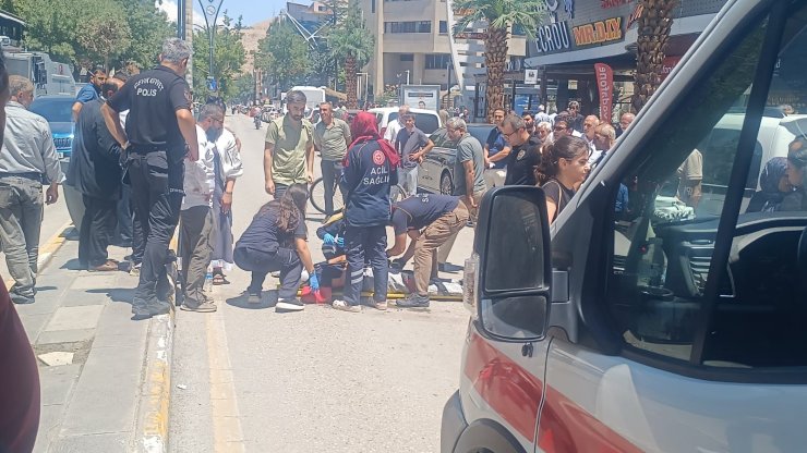 Scooterın çarptığı çocuk yaralandı