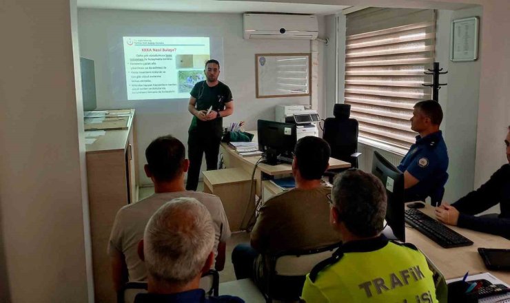 Hamamözü’nde kamu personeline kenelere karşı eğitim