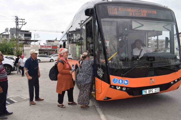 Hatay Büyükşehir Belediyesi, 12 metre uzunluğundaki elektrikli otobüsleri test etti