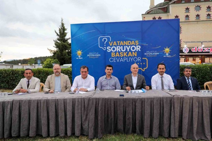 Başkan Özlü, halk buluşmalarına devam ediyor