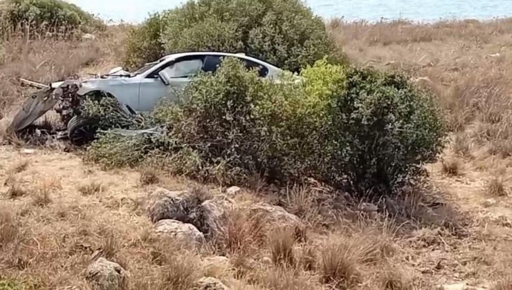 Otomobiliyle kaza geçiren polis, hayatını kaybetti