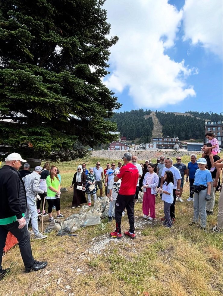 Uludağ’da yangına karşı temizlik seferberliği