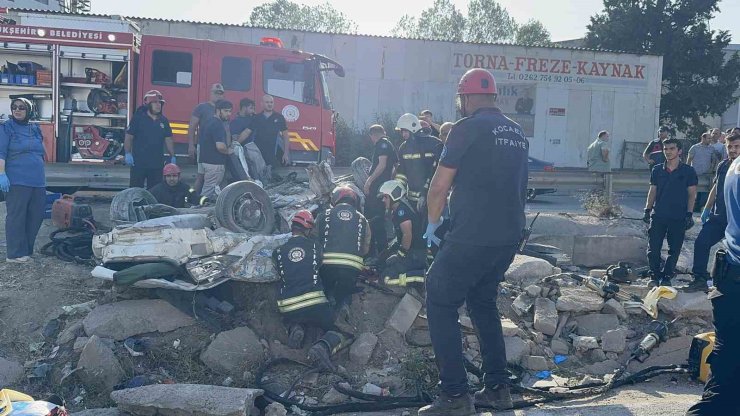 Kocaeli’deki feci kazada hayatını kaybedenlerin kimlikleri belli oldu