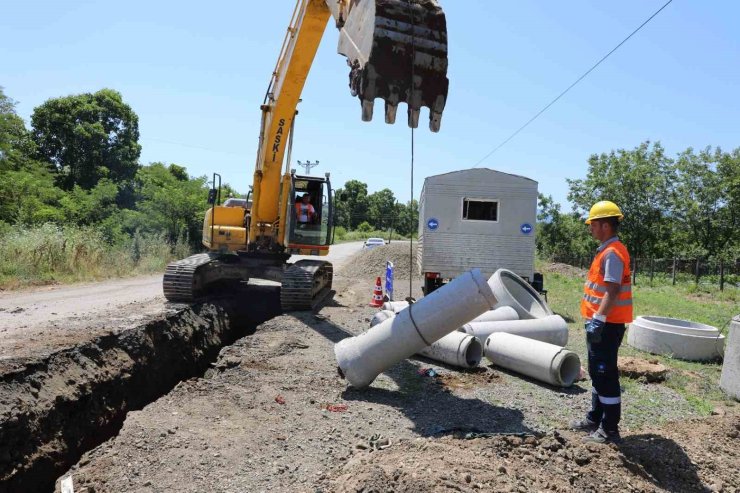 Tekkeköy’e yeni atık su hattı