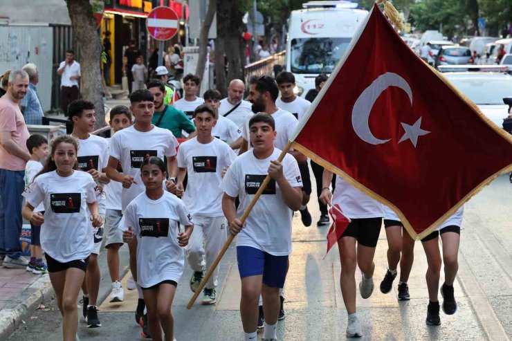 Manisa’da ‘15 Temmuz Sancak Koşusu’ yapıldı