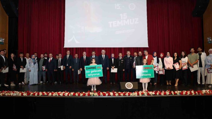 15 Temmuz Demokrasi ve Milli Birlik Günü, düzenlenen etkinliklerle kutlandı