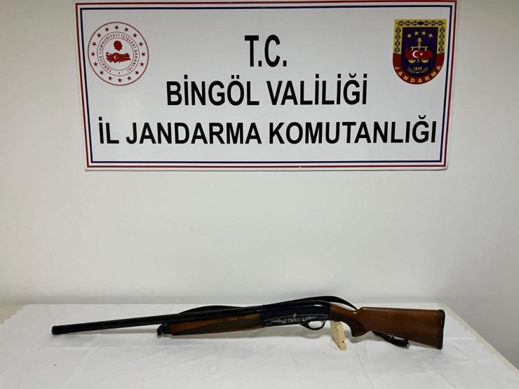 Bingöl’de 4 adet ruhsatsız silah ele geçirildi
