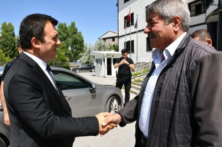 Kaymakam Burak Dertlioğlu’ndan iade-i ziyaret