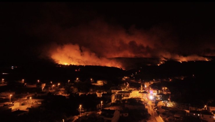 Tekirdağ’daki orman yangınına 21 hava aracı müdahale edecek