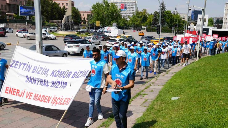 TES-İŞ ve Milaslı muhtarlardan Maden Yasası’na destek