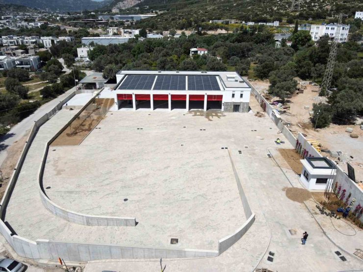 Bodrum itfaiye binası tamamlandı