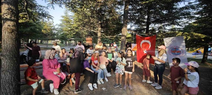 15 Temmuz’un ruhu oryantiring parkurunda yaşatıldı