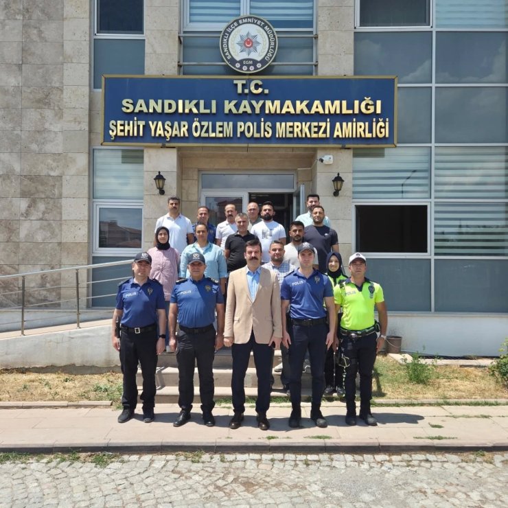 Kaymakam Yosunkaya’dan kurumlara ziyaret