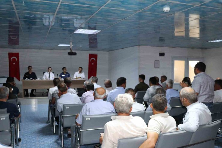 Orman yangınları riskini azaltmak için toplandılar