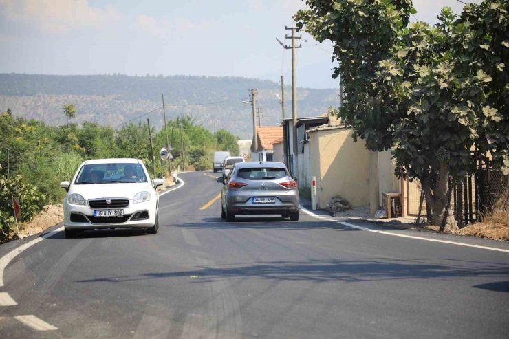 Milas’ta 80 milyonluk yol yatırımı tamamlandı
