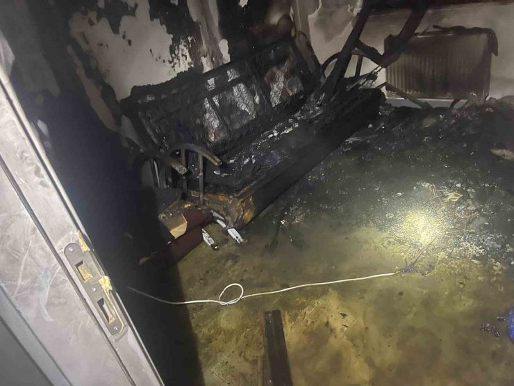 Diyarbakır’da ev yangını