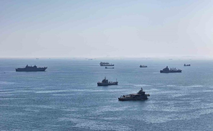 AKINCI TİHA’nın İDEF provası havadan görüntülendi