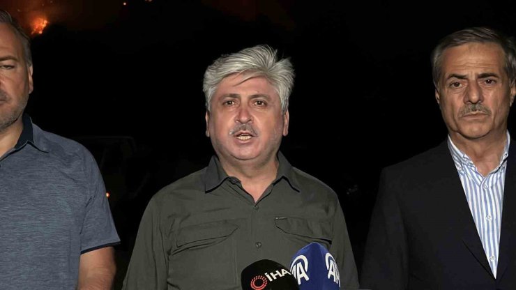 Sakarya Valisi Doğan: "İki mahalleyi boşalttık, yangının ilerlediği mahallede tedbirleri aldık"