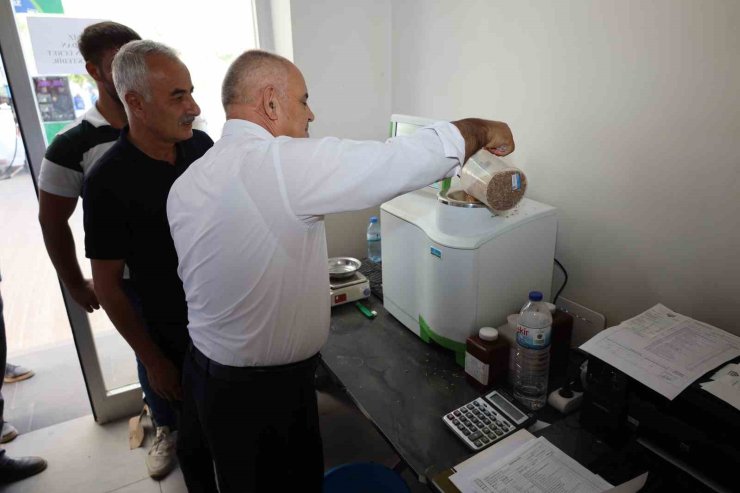 Başkan Öztürk ve Ziraat Odası Başkanı Genç’ten TMO Alım Noktası’na ziyaret