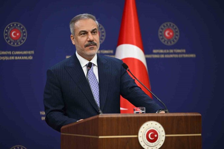 Dışişleri Bakanı Fidan, El Salvadorlu mevkiidaşı Hill ile ortak basın toplantısı düzenledi